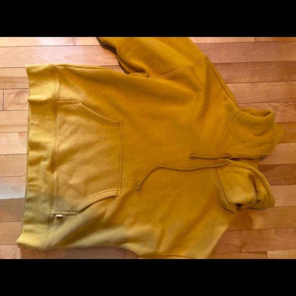 Boyfriend Oversized Hoodie - Mustard - Picture 3 of 3